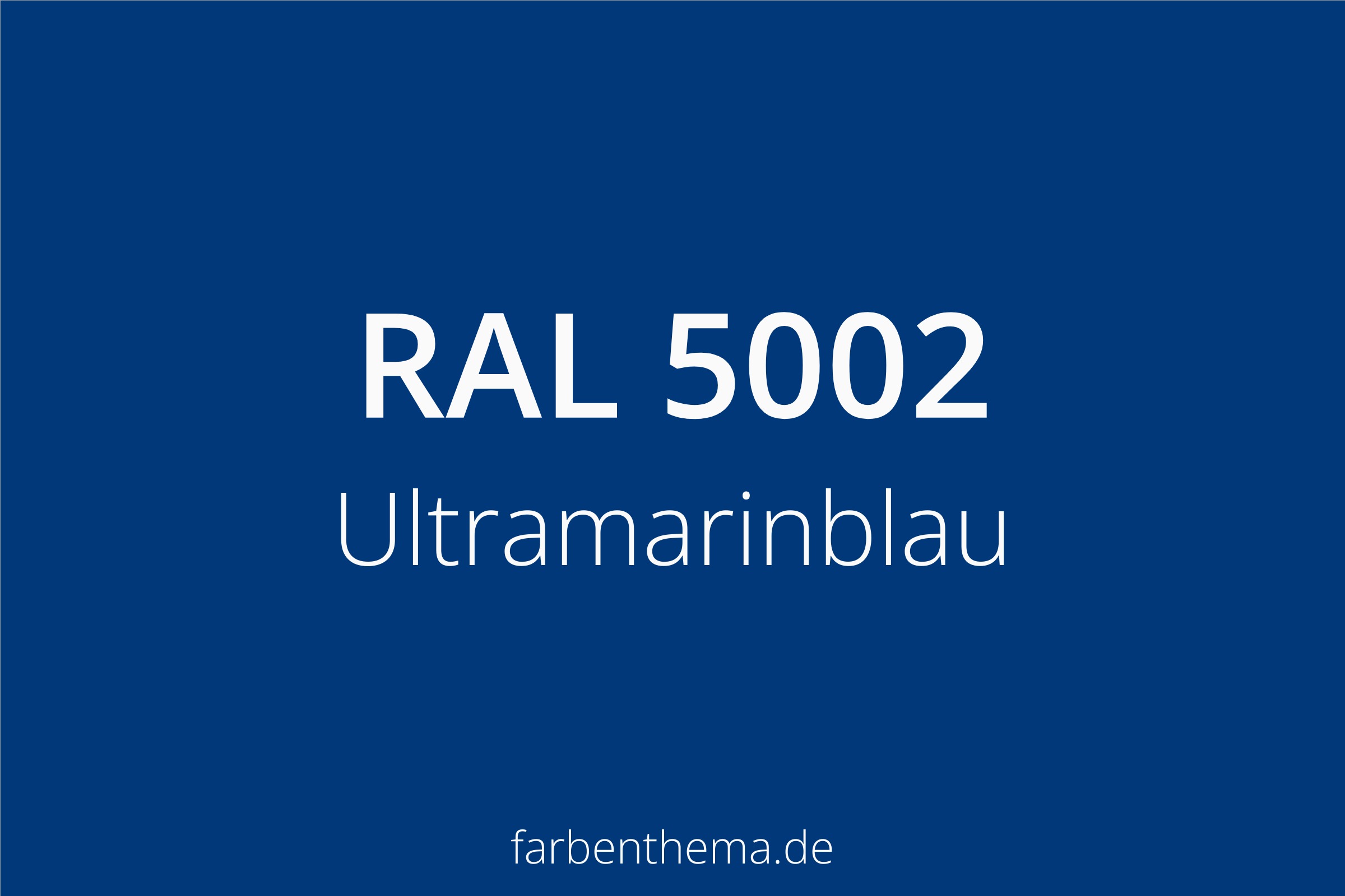 TRISTARcolor Lackstift RAL 5002 Ultramarinblau Glänzend, 50 Ml – Schnelltrocknend, Für Viele Oberflächen, Made In Germany