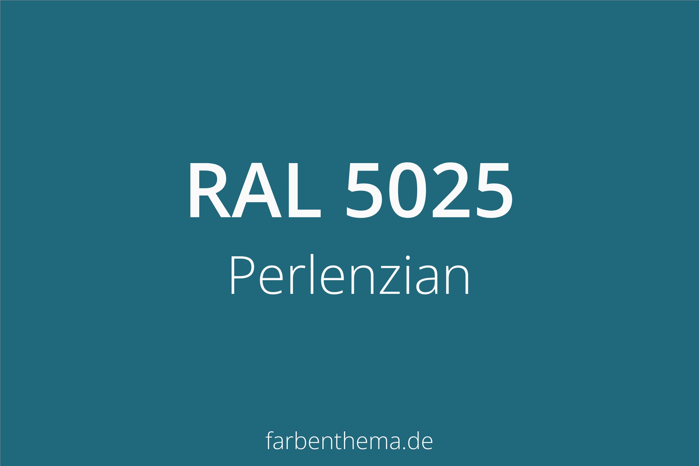 RAL 5025 - Perlenzian | Farbenthema